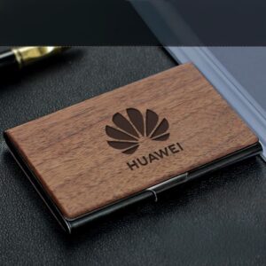 Wooden card holder